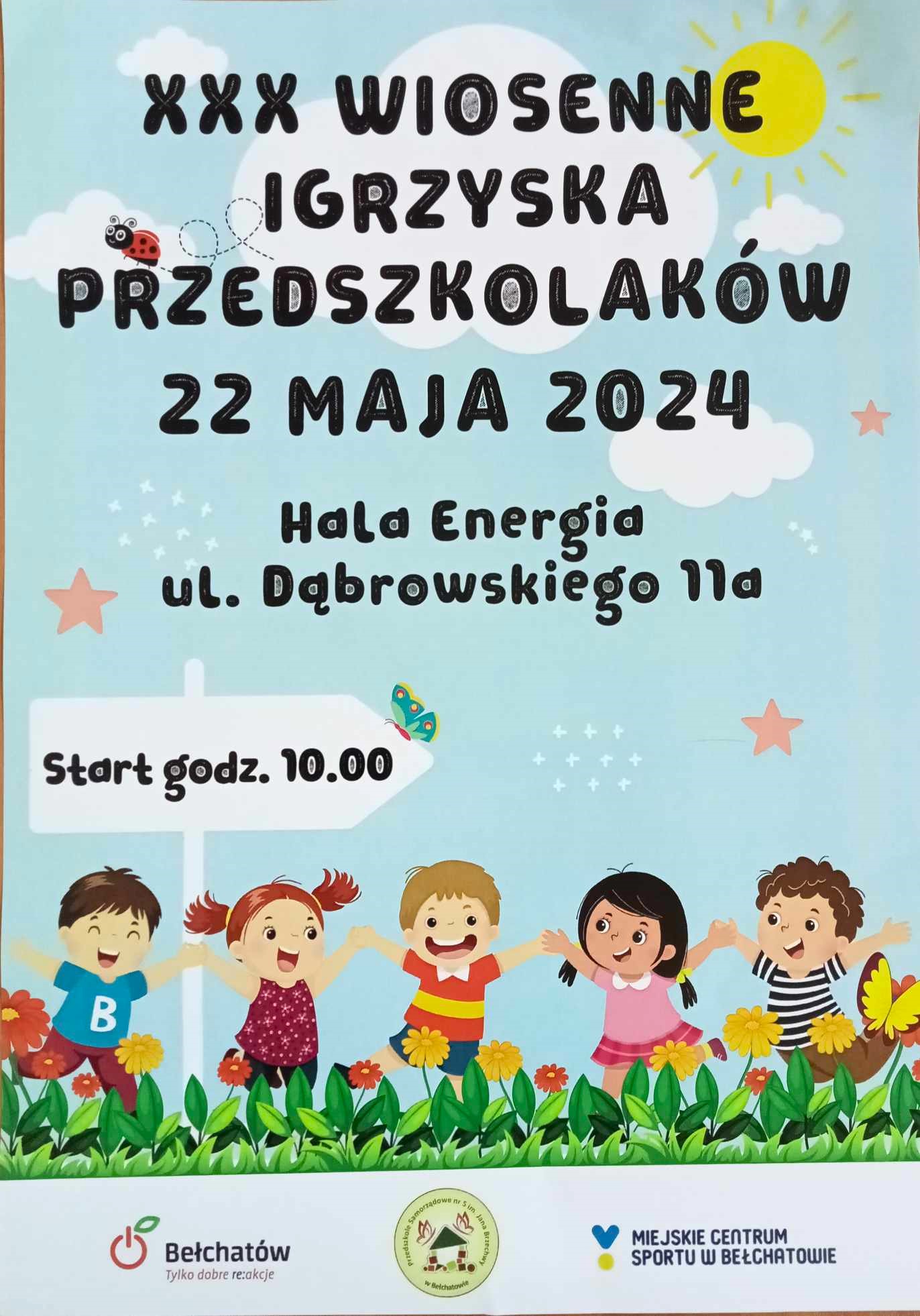 Plakat xxx Igrzysk Przedszkolaków